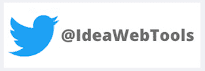 Idea Web Toolsの公式ツイッターのリンク画像