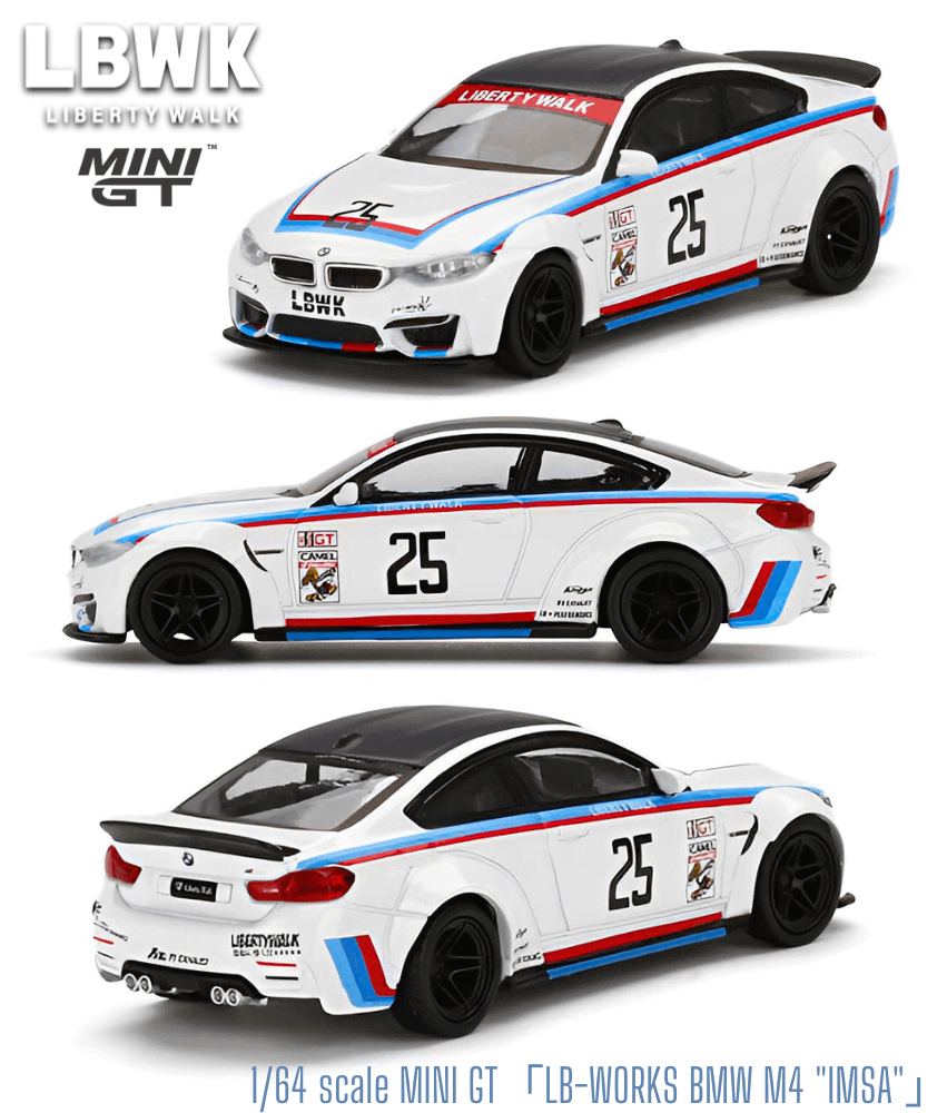 1/64スケール MINI GT「LB-WORKS BMW M4 