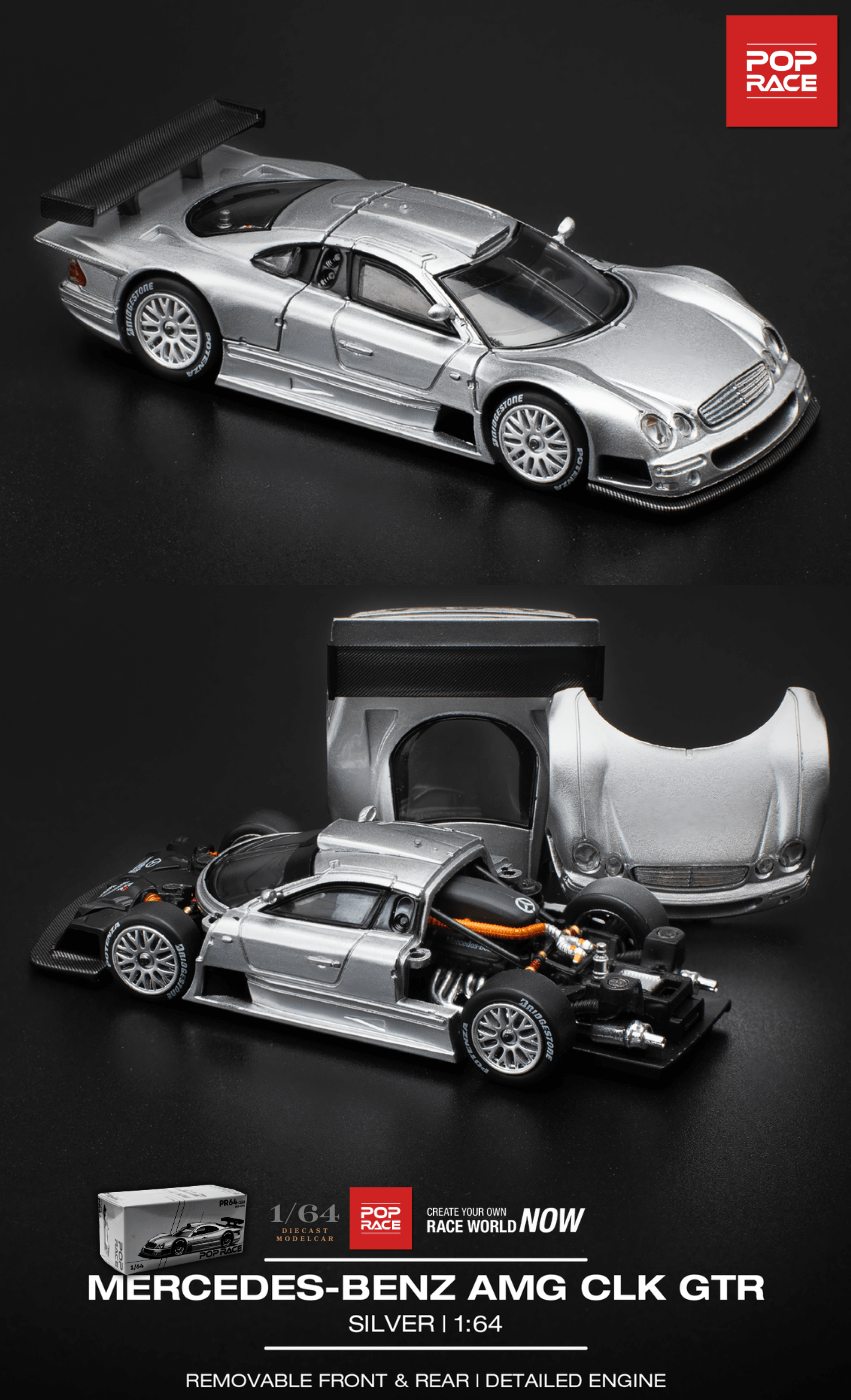 1/64 POP RACE֥륻ǥ٥AMG CLK GTR(С)ߥ˥